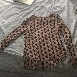 H&M Tops - Long sleeved bird pattern button down shirt H&M Tops - Long sleeved bird pattern button down shirt